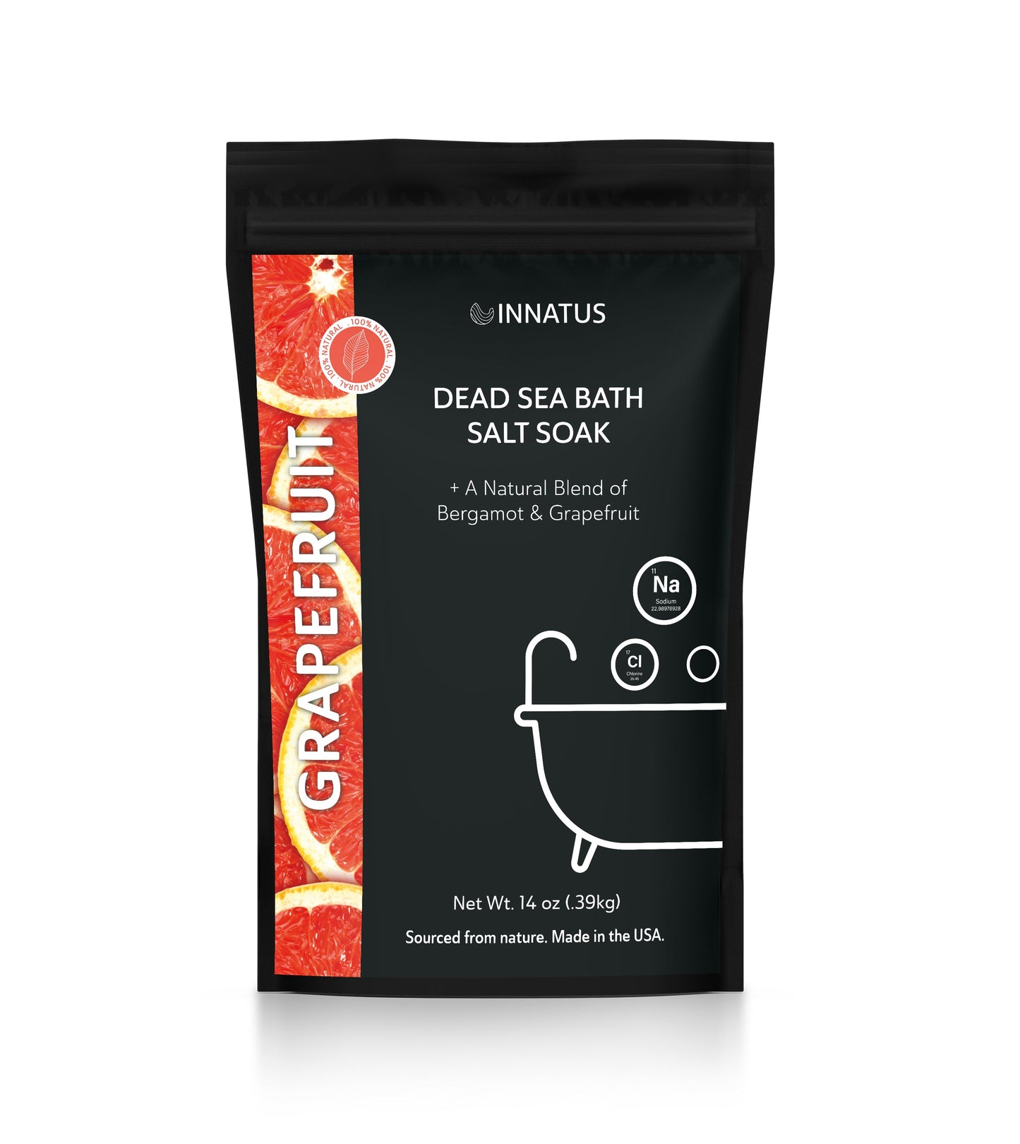 Dead sea Grapefruit bath salt soak with 21 minerals