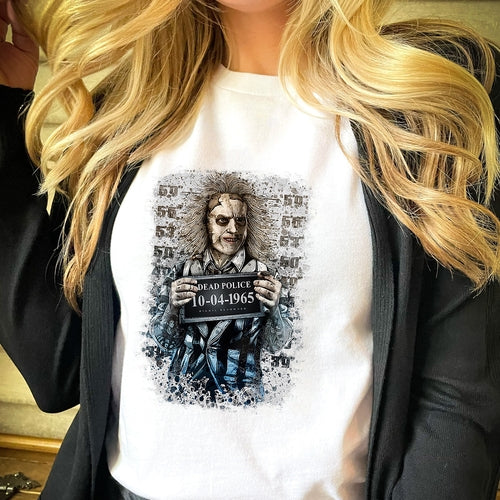 Beetlejuice Mugshot Unisex Tee