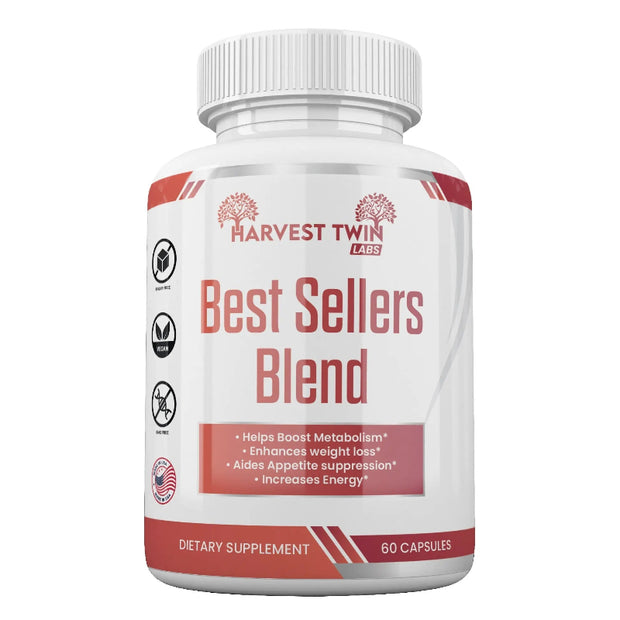 Harvest Twin Psyllium Husk Capsules – 60 Capsules for Promoting Intestinal Health