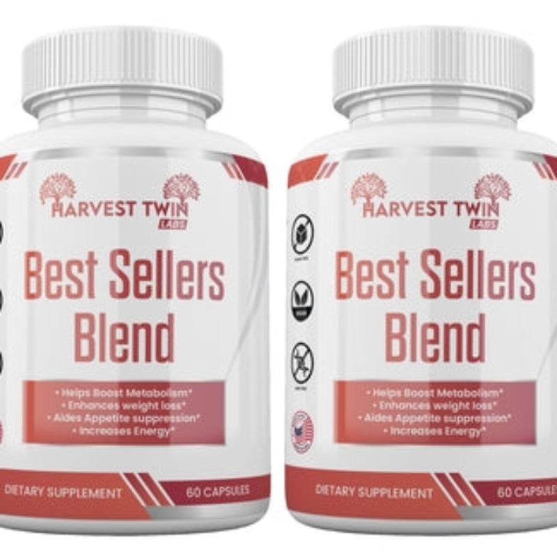 Harvest Twin Psyllium Husk Capsules – 60 Capsules for Promoting Intestinal Health