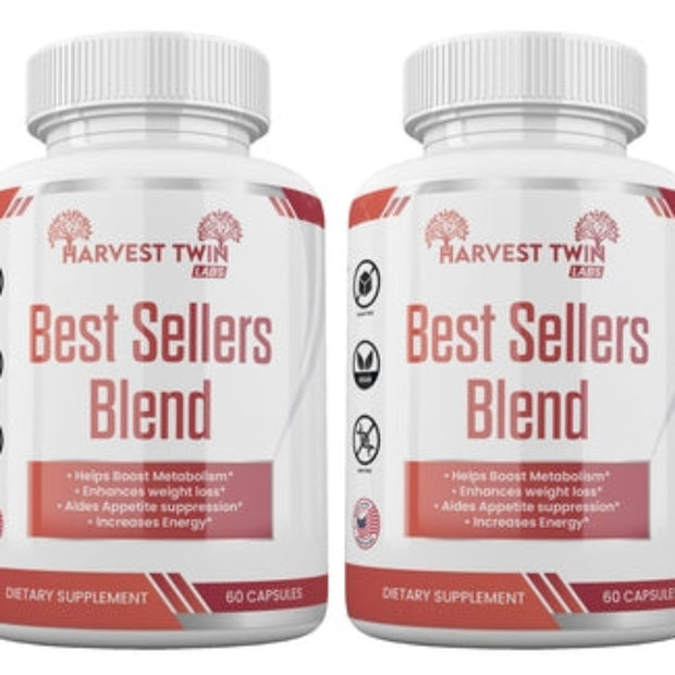 Harvest Twin Psyllium Husk Capsules – 60 Capsules for Promoting Intestinal Health