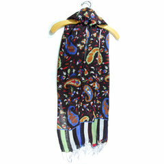 Paisley Pattern Garden Landscape Design Scarf