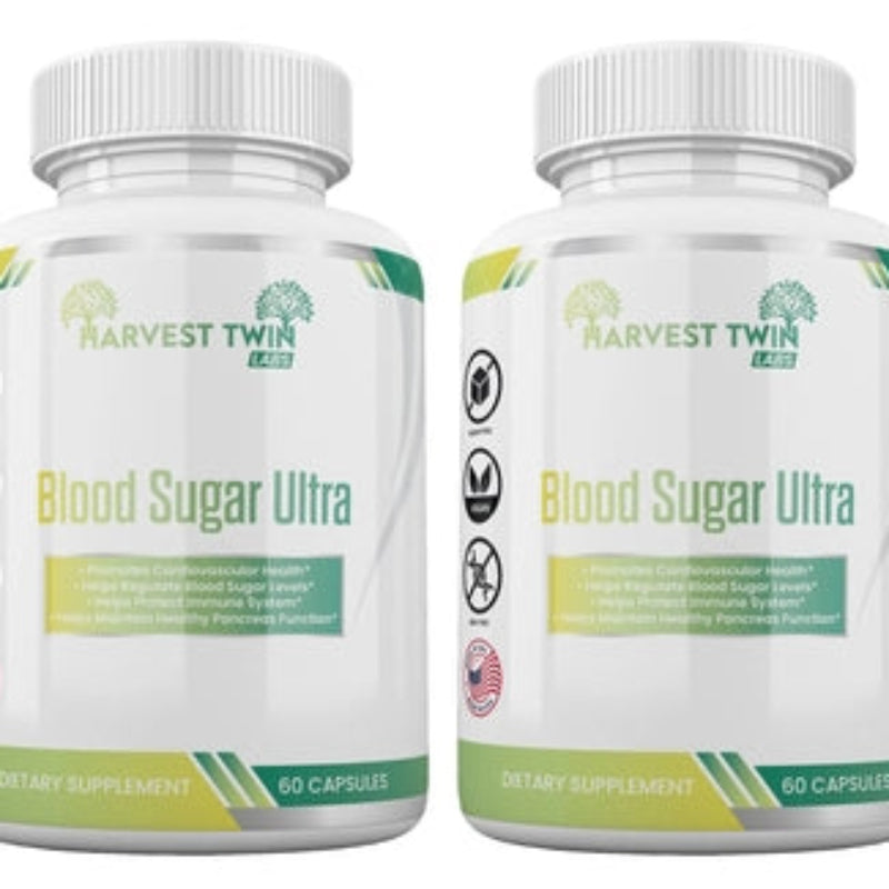 Harvest Twin Blood Sugar Support Capsules for Mood, Joint & Overall Health - 60 Count