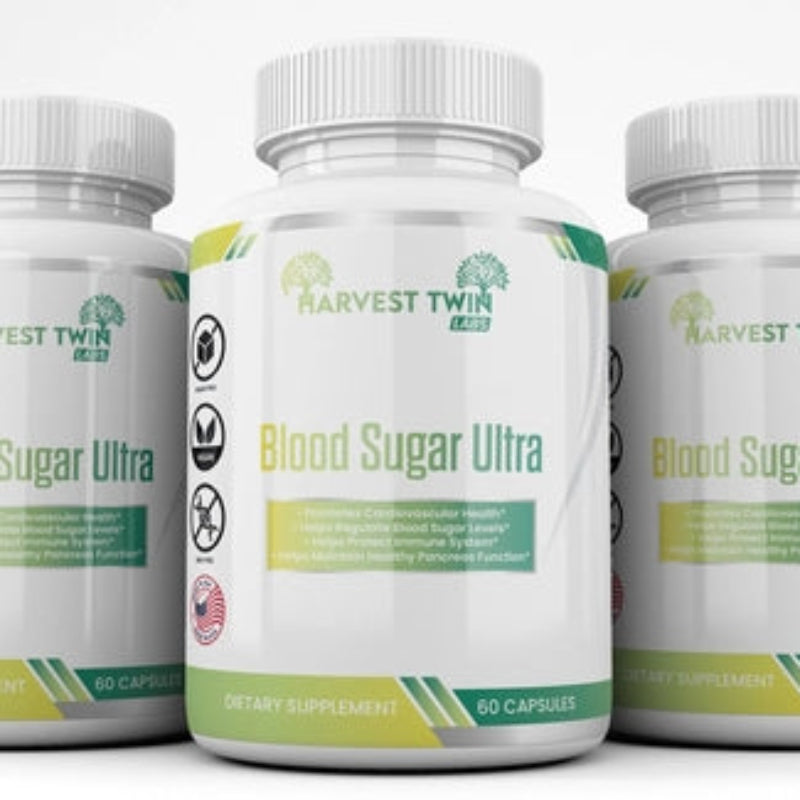 Harvest Twin Blood Sugar Support Capsules for Mood, Joint & Overall Health - 60 Count