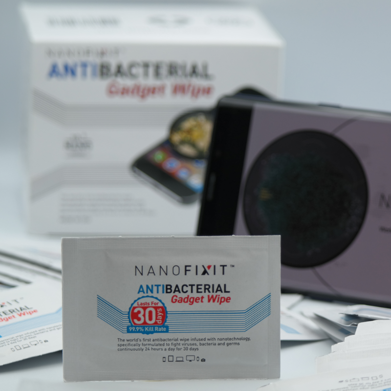 NANOFIXIT Antibacterial Gadget Wipe Surface Protection Cleaning Wipes