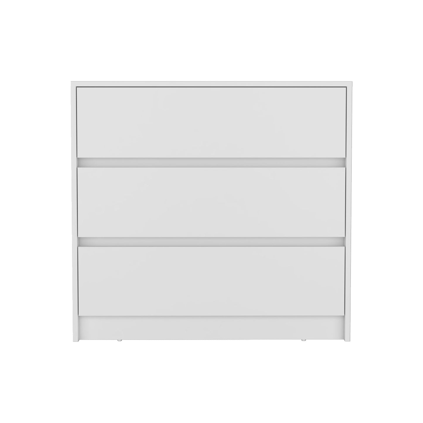 Dresser, Three Drawers, White Finish