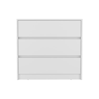 Dresser, Three Drawers, White Finish