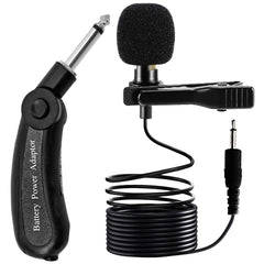 5Core Lavalier Microphone Clip On Professional Grade 3.5mm Lav Lapel