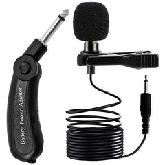 5Core Lavalier Microphone Clip On Professional Grade 3.5mm Lav Lapel