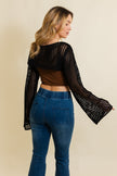Loom Knitted Crop Sweater