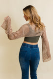 Loom Knitted Crop Sweater