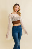 Loom Knitted Crop Sweater