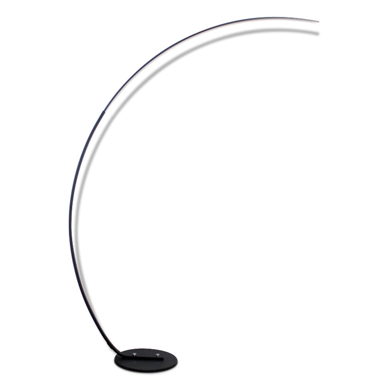 Modern Arc LED Floor Lamp - Adjustable RGB Lighting with Curved Design