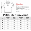Men’s Color Block Striped Polo Shirt with Short Sleeves