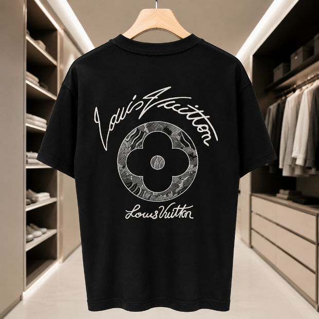 Louis Vuitton Graphic T-Shirt – Stylish Louis Vuitton Flower Logo Design