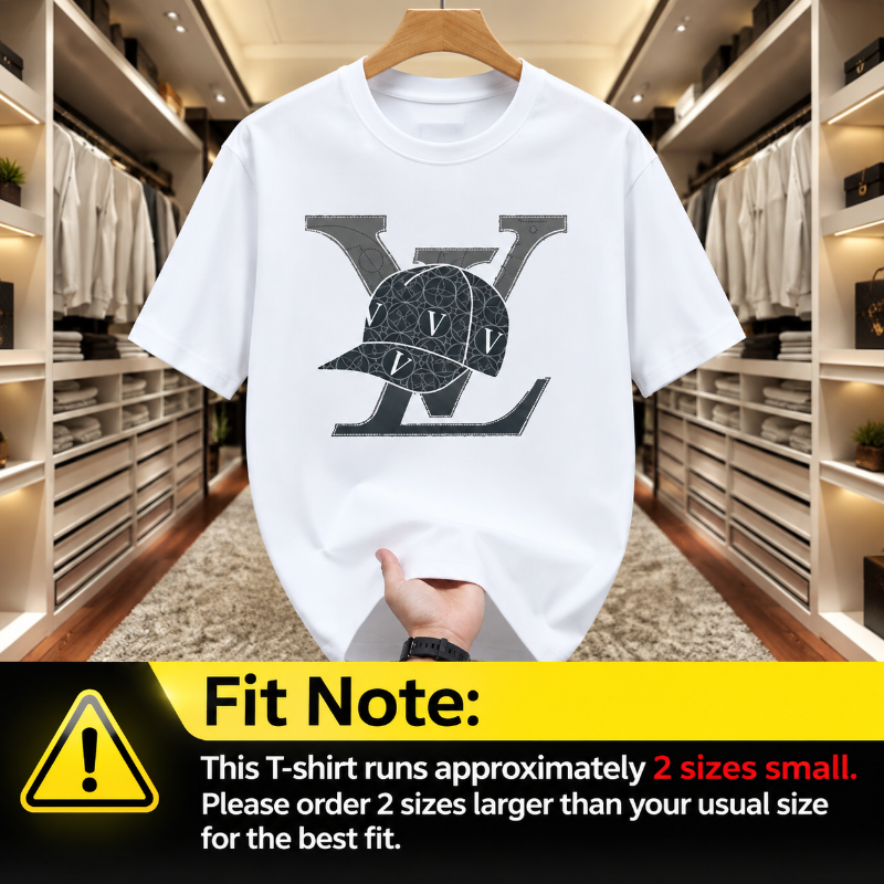 Louis Vuitton Logo Graphic T-shirt – Stylish Casual Wear for Men | Multi-Color Options
