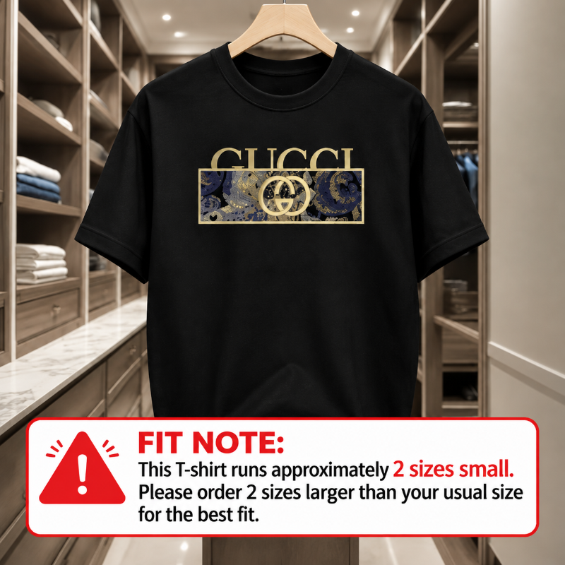 Gucci Logo-Style Graphic T-Shirt – Short Sleeve Crew Neck Tee