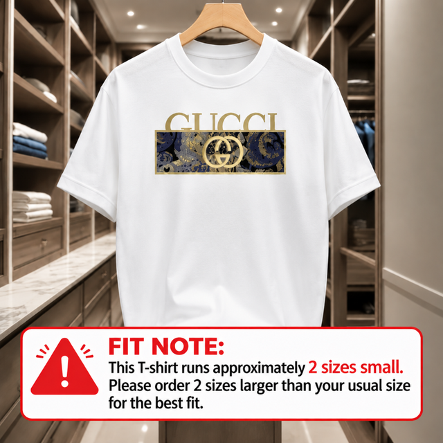 Gucci Logo-Style Graphic T-Shirt – Short Sleeve Crew Neck Tee