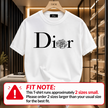 Dior Logo Graphic T-shirt – Stylish Casual Wear for Women | Black & White Options