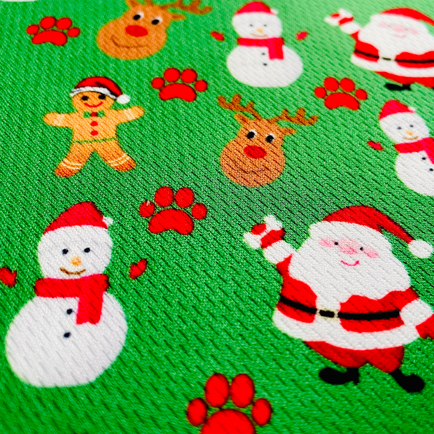 Christmas Green Dog Bandana