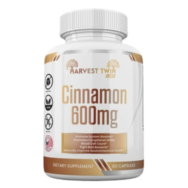Harvest Twin Cinnamon 600mg – 60 Capsules
