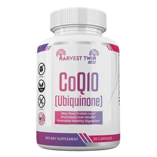 Harvest Twin Labs CoQ10 (Ubiquinone) 200mg – 30 Capsules Dietary Supplement