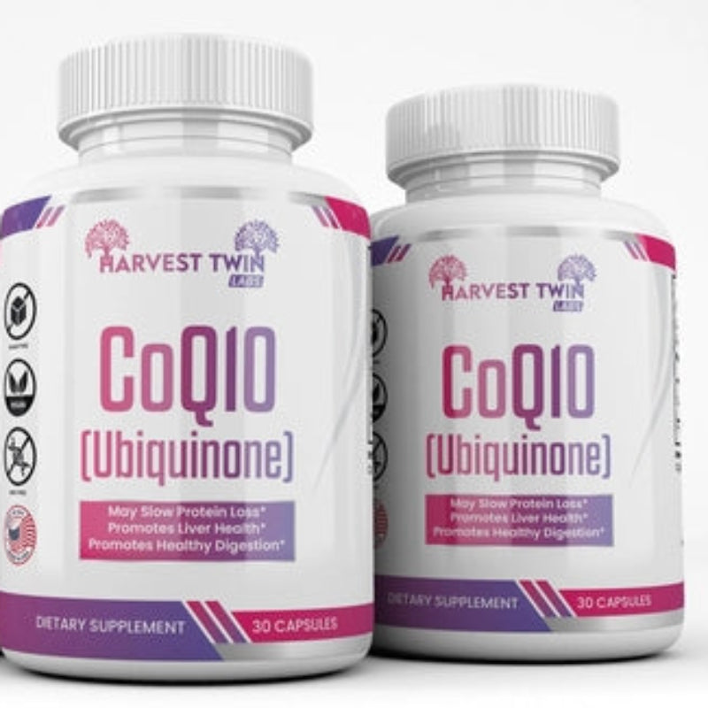 Harvest Twin Labs CoQ10 (Ubiquinone) 200mg – 30 Capsules Dietary Supplement