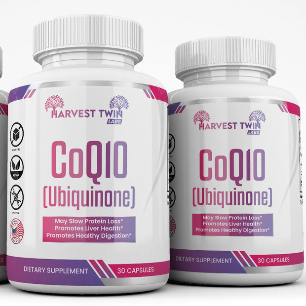 Harvest Twin Labs CoQ10 (Ubiquinone) 200mg – 30 Capsules Dietary Supplement