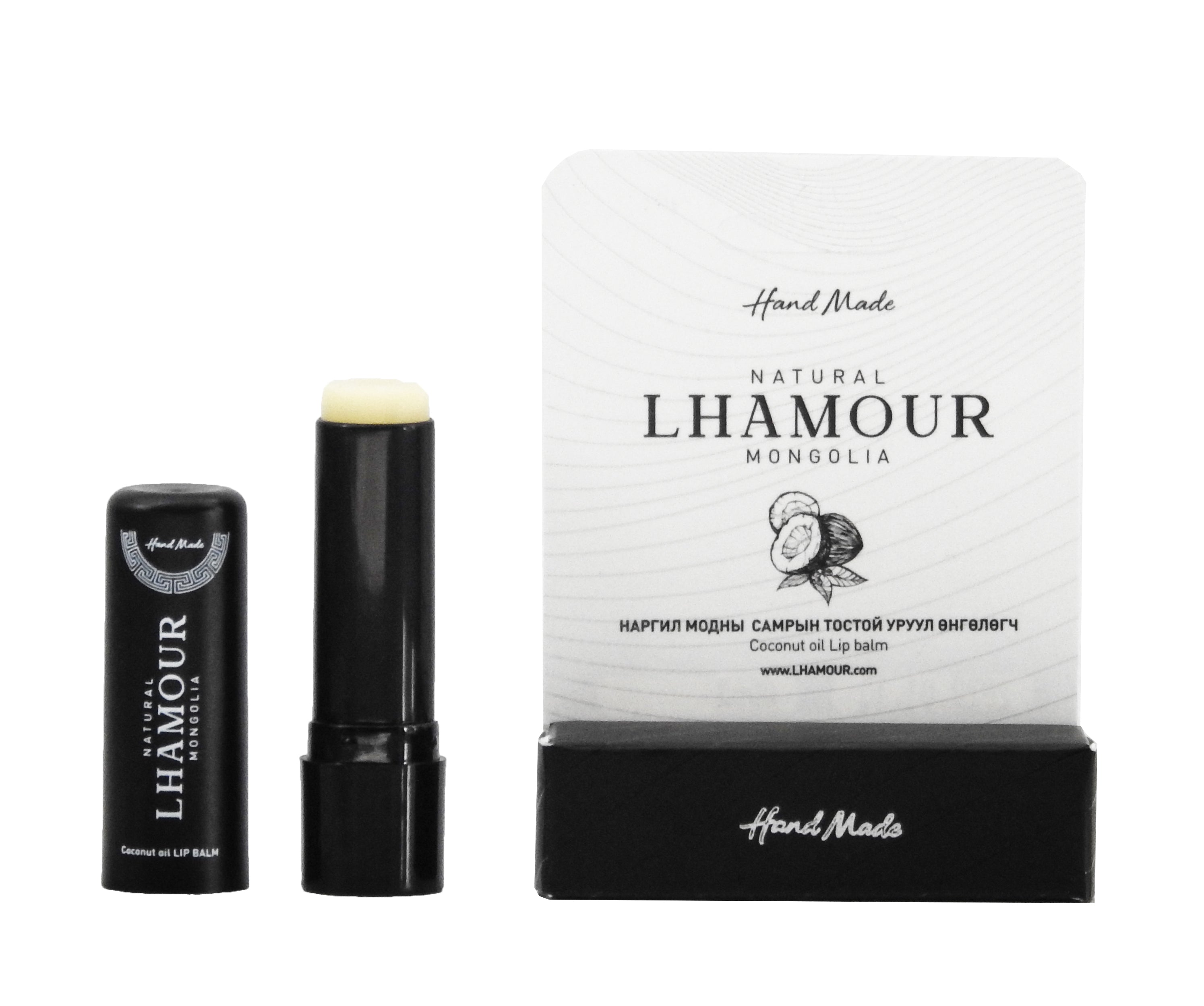 Baume à lèvres à l'huile de coco - Lot de 6