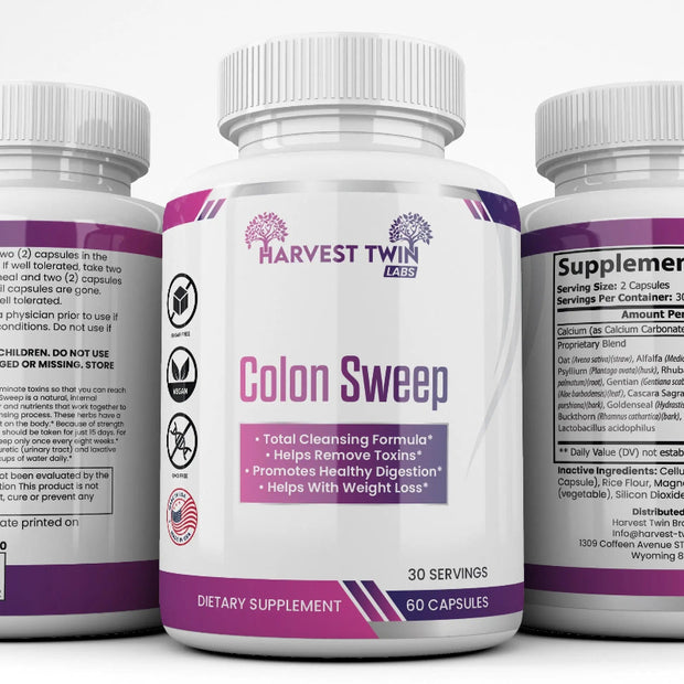 Harvest Twin Colon Sweep – 60 Capsules
