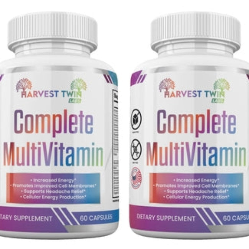 Harvest Twin Multivitamin Capsules - Complete Daily Nutritional Support (60 Capsules)