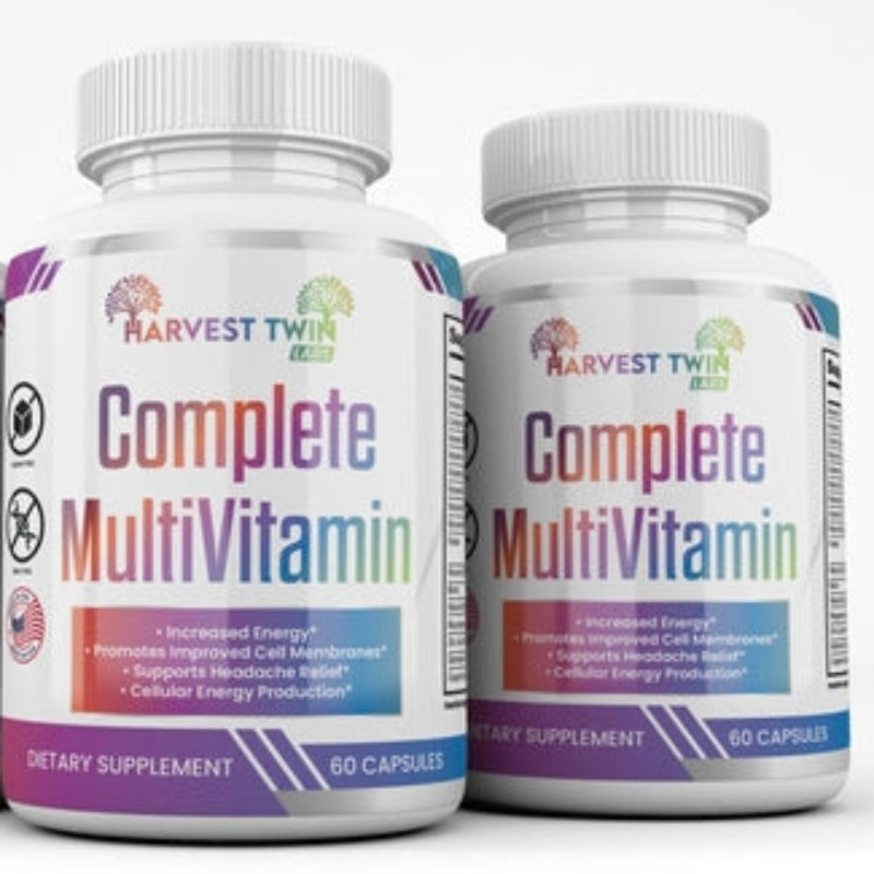 Harvest Twin Multivitamin Capsules - Complete Daily Nutritional Support (60 Capsules)