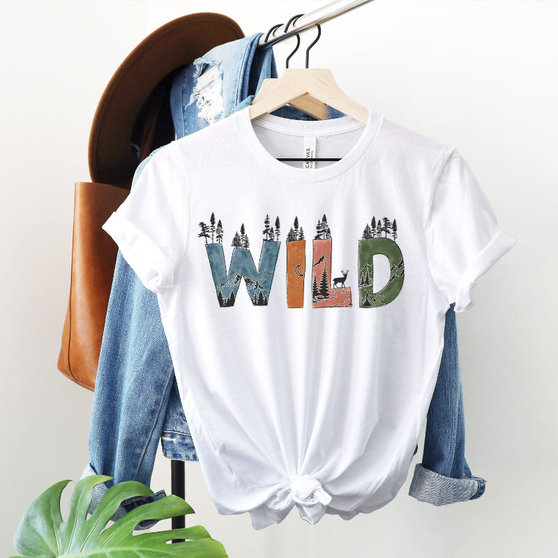 Camping In Wild Tee
