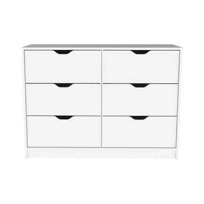 Dresser, Four Drawers, White Finish.