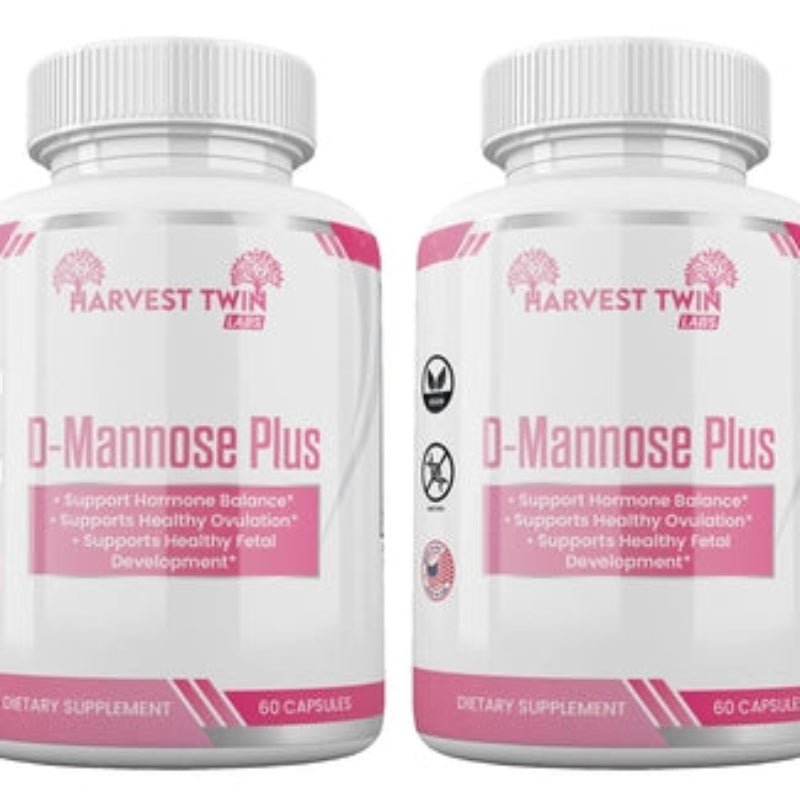 Harvest D-Mannose Plus Capsules - 60 Count for Urinary Health