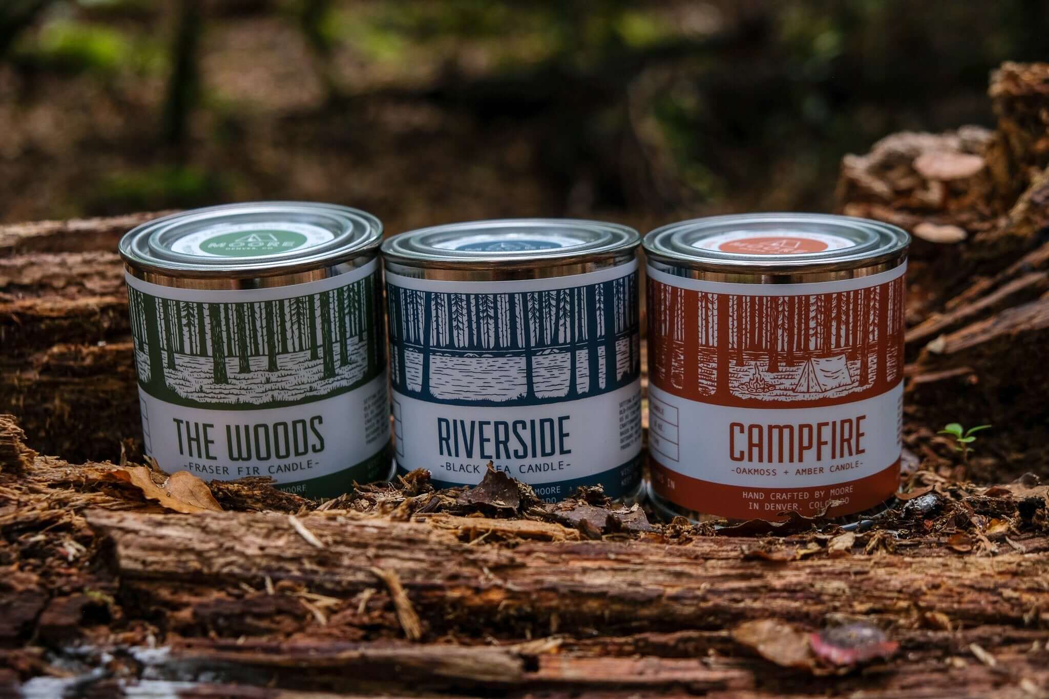 Hand-Poured Woods Candle