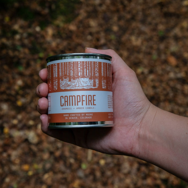Bougie parfumée feu de camp du soir