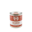Bougie à la citronnelle dans une lanterne rouge 