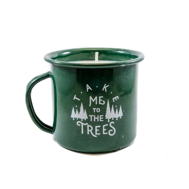 The Trees Enamel Cup Candles