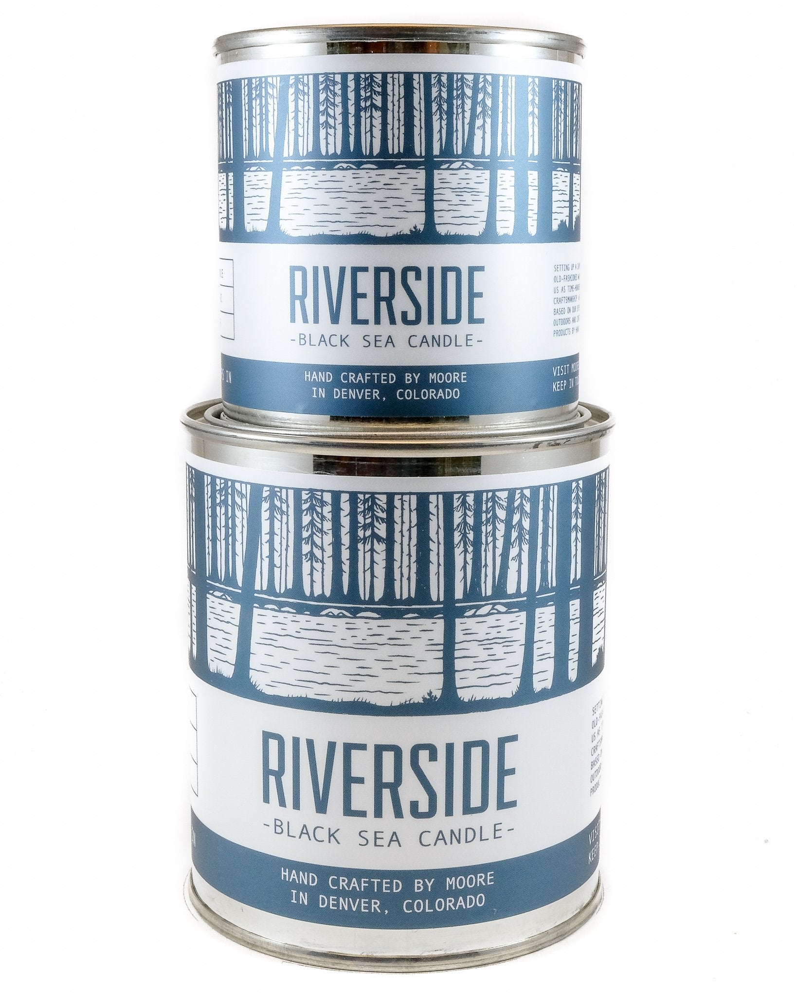 Bougie parfumée au bord de la rivière 