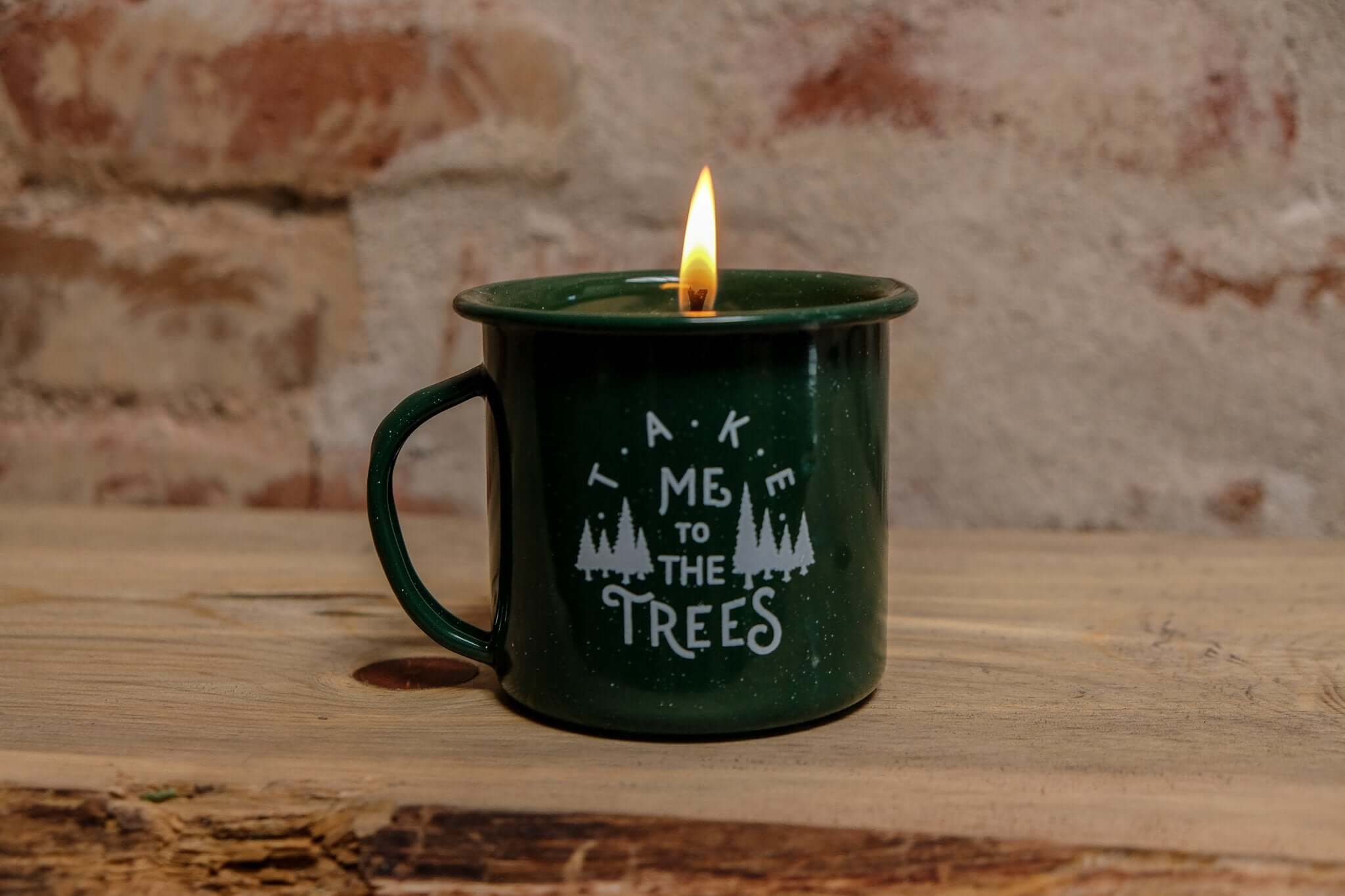 The Trees Enamel Cup Candles