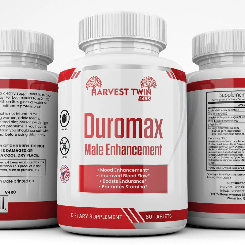 Harvest Twin Labs Duromax Male Enhancement Dietary Supplement – 60 Tablets