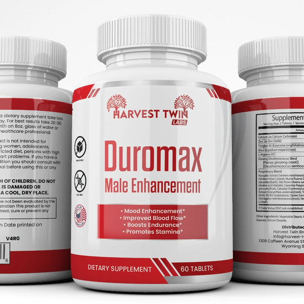 Harvest Twin Labs Duromax Male Enhancement Dietary Supplement – 60 Tablets