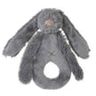 Deep Grey Rabbit Rattle