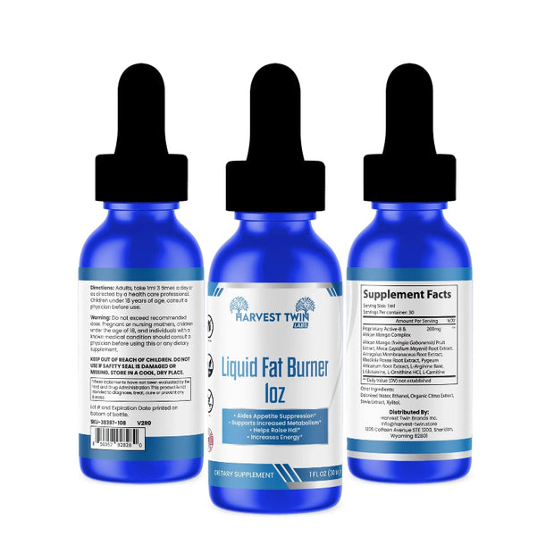 Harvest Twin Labs Liquid Fat Burner - 1oz