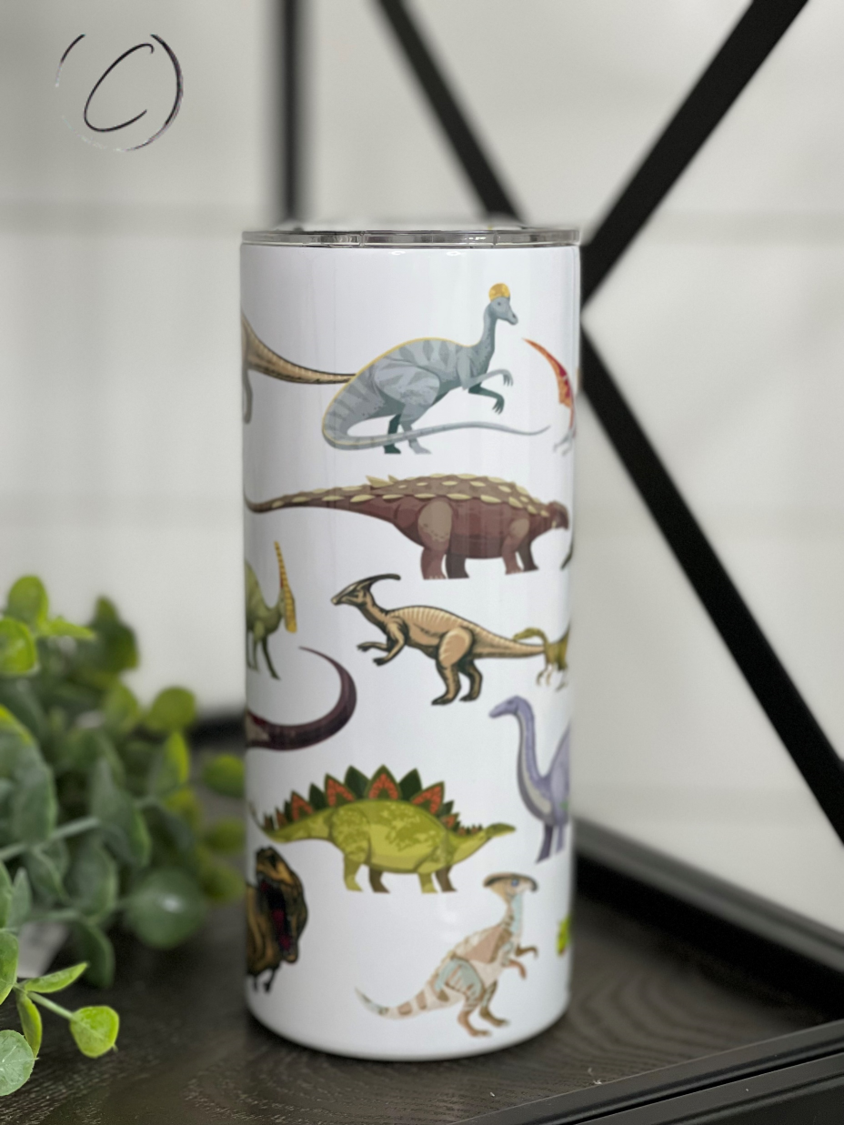 Dino Print Tumbler