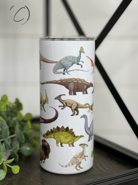 Dino Print Tumbler 15oz