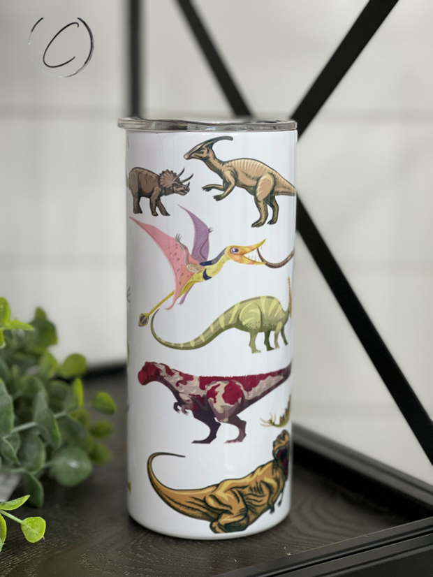 Dino Print Tumbler