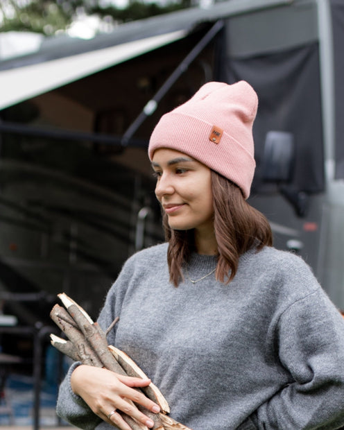 Pearl Pink Beanie