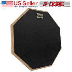 5 Core Drum Practice Pad Set 12" Adjustable Snare Drumming Stand